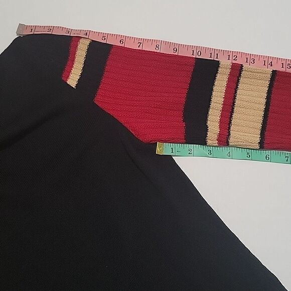 St John Sport Knit Mock Neck Sweater Marie Gray (SZ P) - Picture 9 of 12